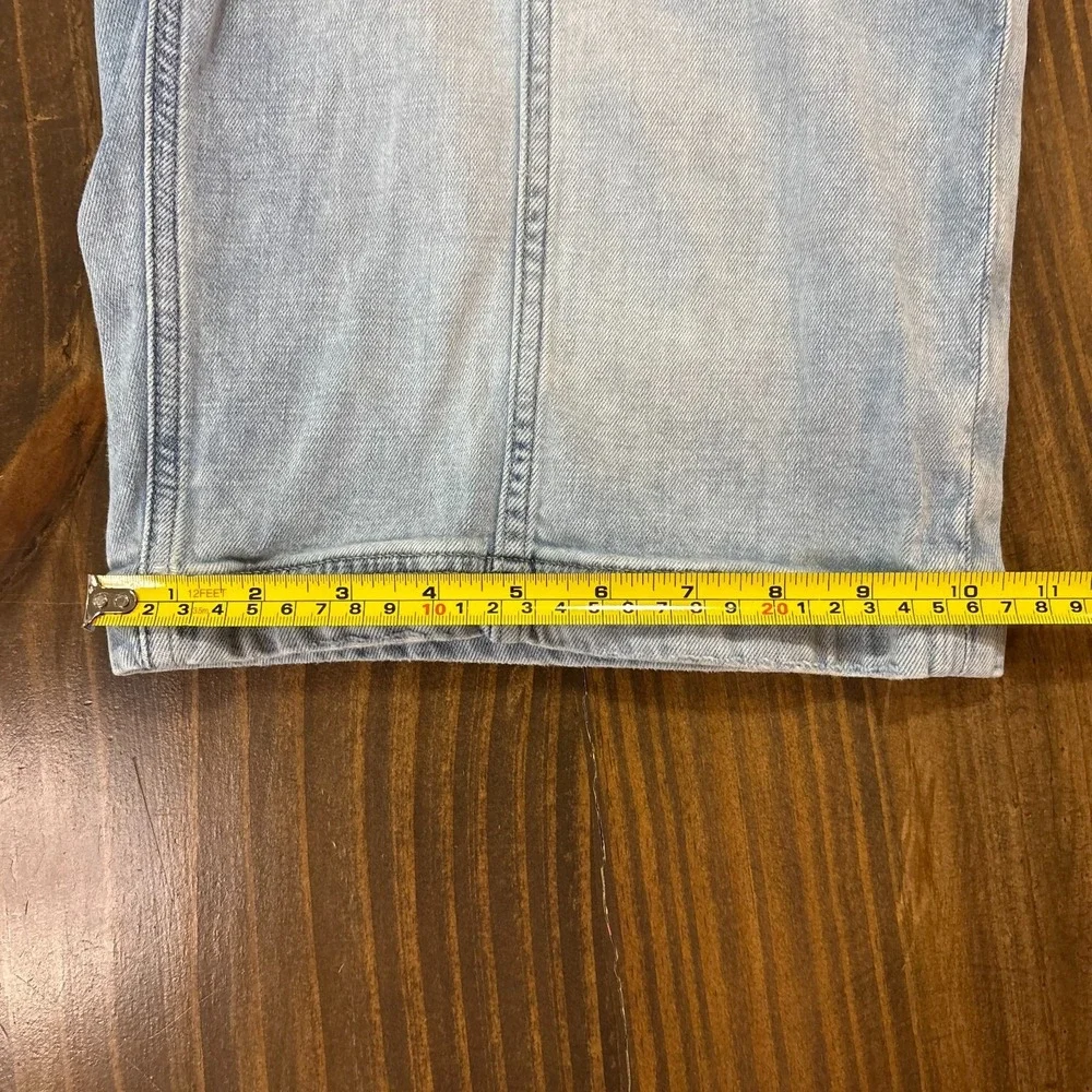 AMERICAN EAGLE Baggy‎ Bermuda Womens 10 Light Wash Denim Cargo Shorts